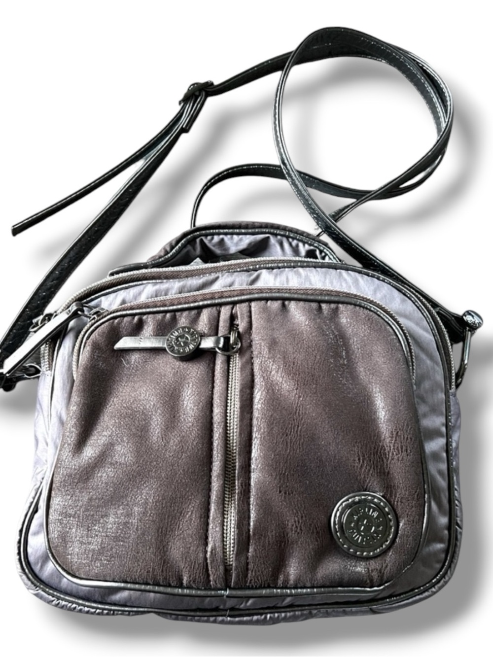 Kipling Madge Slate/Purple Crossbody Bag